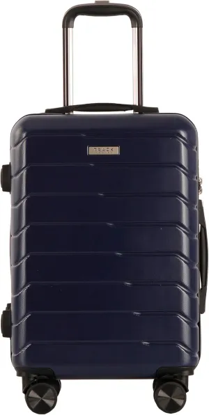 1 Piece Carry on Luggage ABS PC Hardshell TSA Lock Aluminum Trolley Spinner Wheels (Blue, 1 Piece)