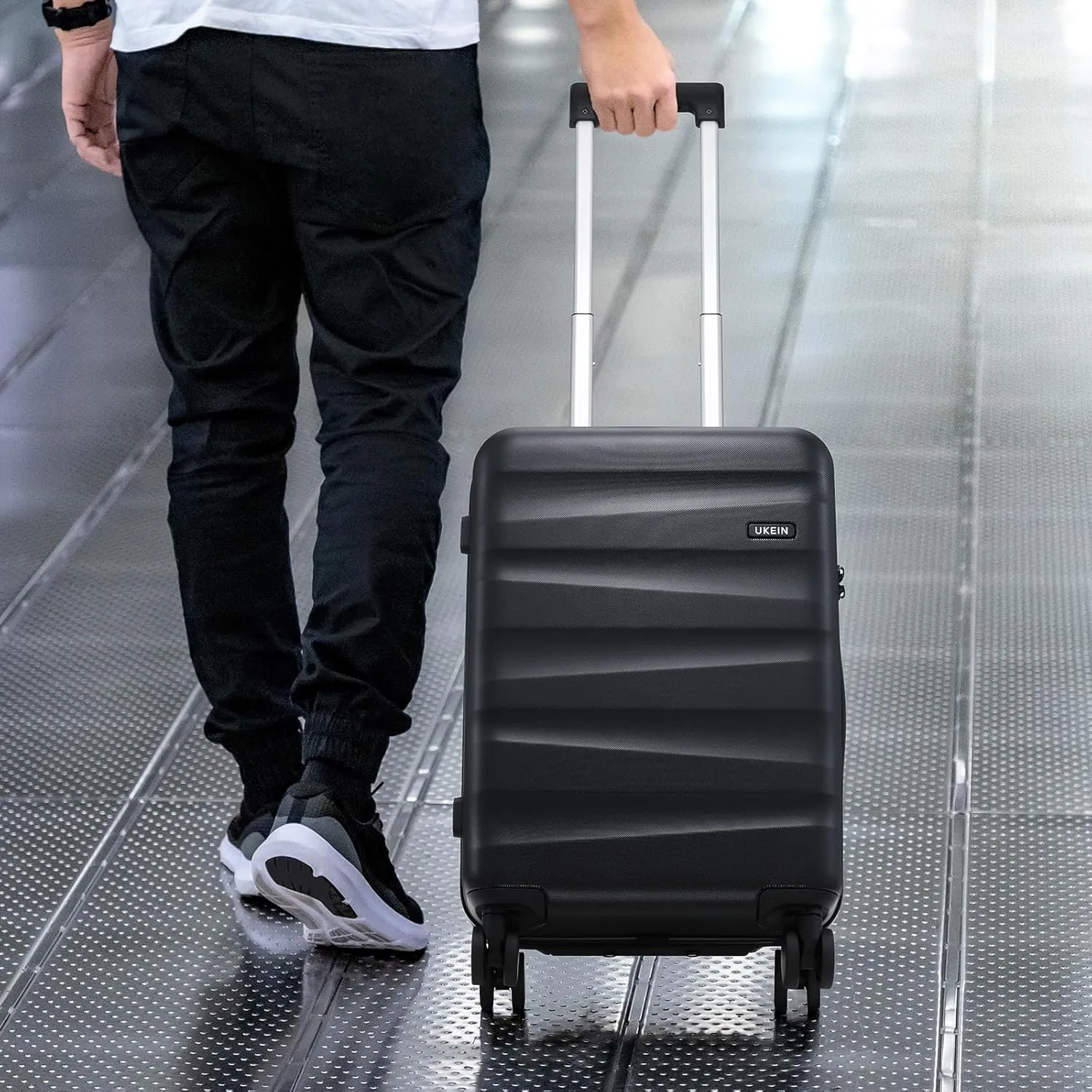 20Inch Carry-On Luggage, Lightweight PC HardShell Suitcase with 360 Spinner Wheels, TSA-Approved, Durable Airline Approved Rolling Luggage with Telescoping Handle, Ideal for 3-4 Day Travel