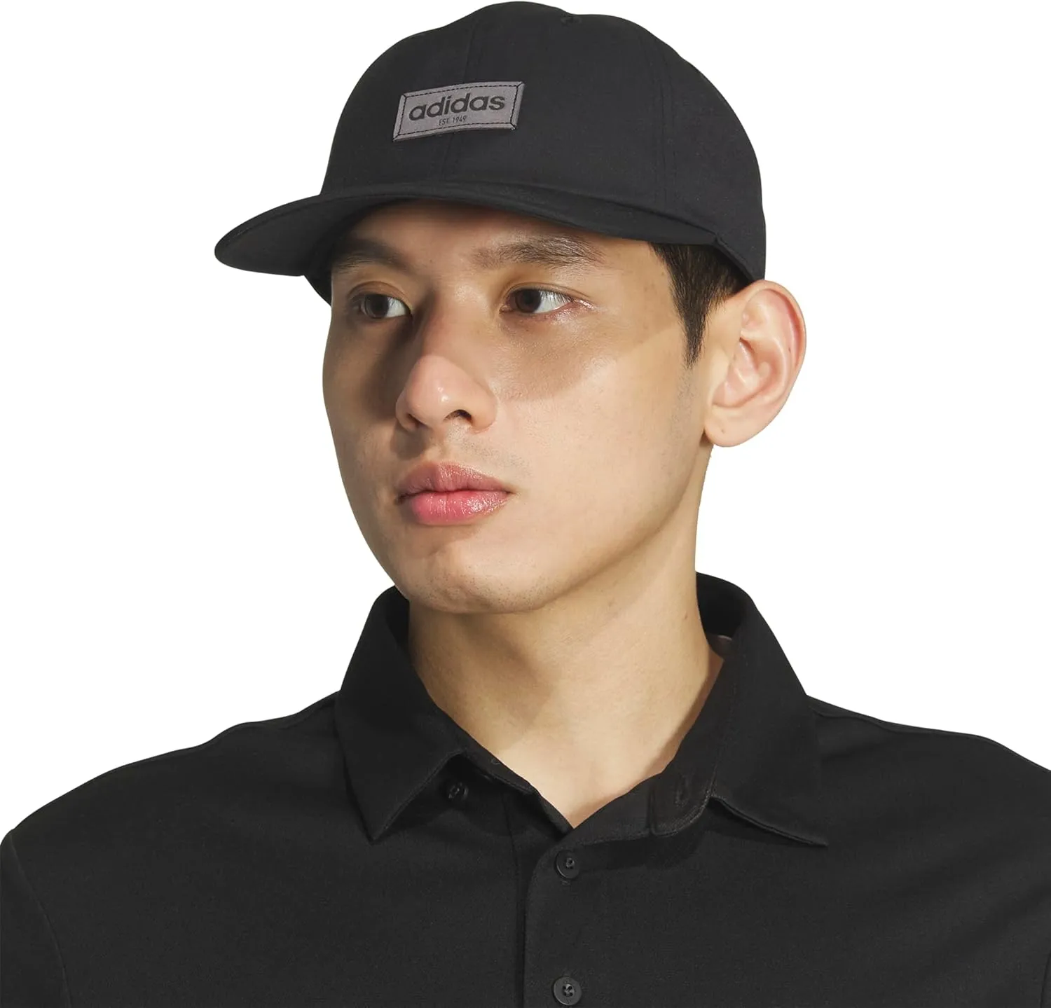 adidas Men's Court Slight Pre Curve Brim Relaxed Crown Strapback Retro Style Hat