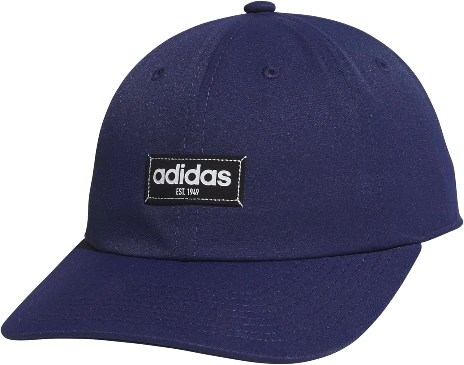 adidas Men's Court Slight Pre Curve Brim Relaxed Crown Strapback Retro Style Hat