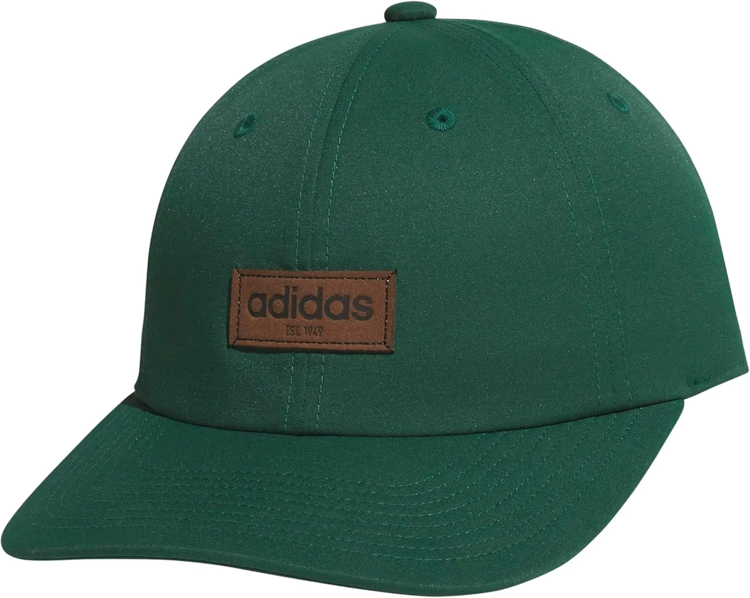 adidas Men's Court Slight Pre Curve Brim Relaxed Crown Strapback Retro Style Hat