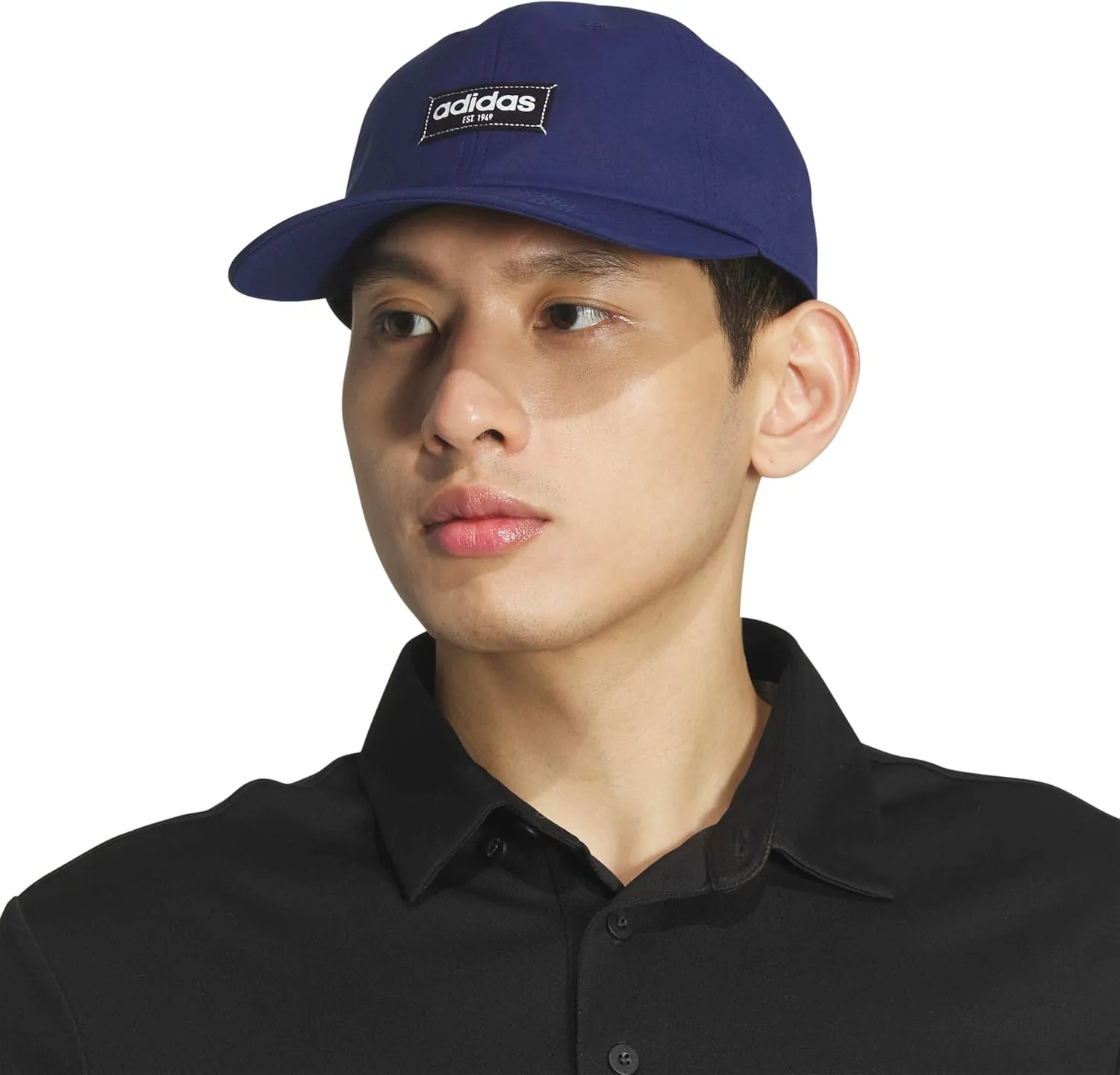 adidas Men's Court Slight Pre Curve Brim Relaxed Crown Strapback Retro Style Hat