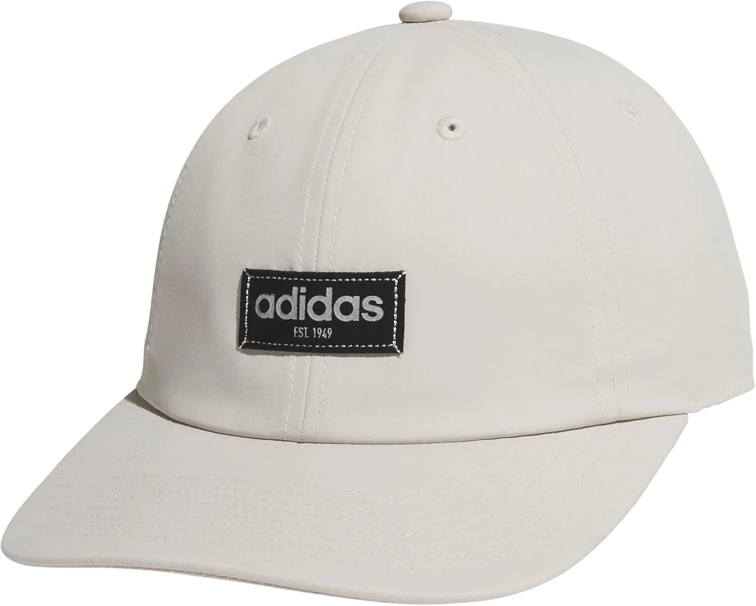 adidas Men's Court Slight Pre Curve Brim Relaxed Crown Strapback Retro Style Hat
