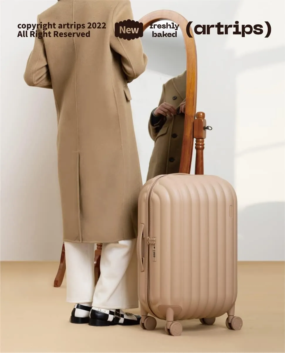 artrips Hardside Lightweight Suitcase Luggage with Spinner Wheels & TSA Lock Luggages Set