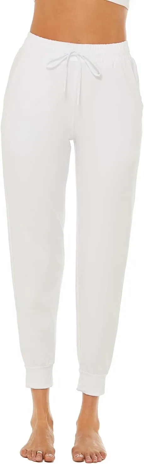 AvaCostume Women's Lightweight Cotton Sweatpants Yoga Joggers Lounge Casual Pants with Pockets