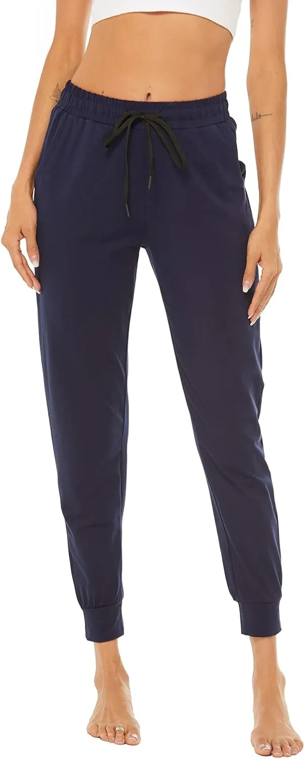 AvaCostume Women's Lightweight Cotton Sweatpants Yoga Joggers Lounge Casual Pants with Pockets