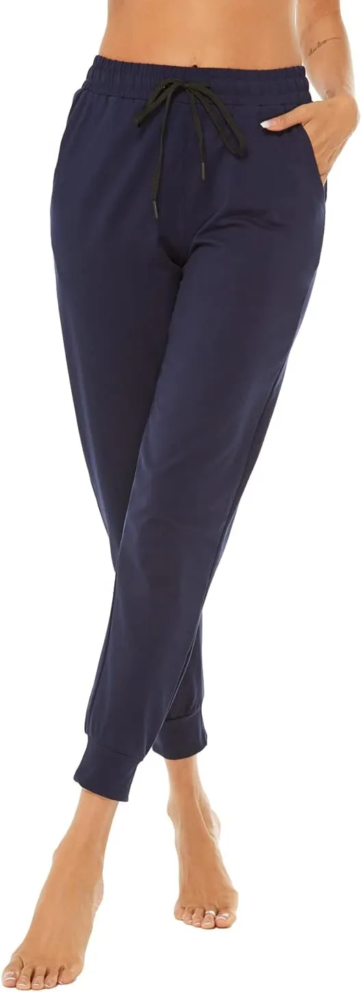 AvaCostume Women's Lightweight Cotton Sweatpants Yoga Joggers Lounge Casual Pants with Pockets