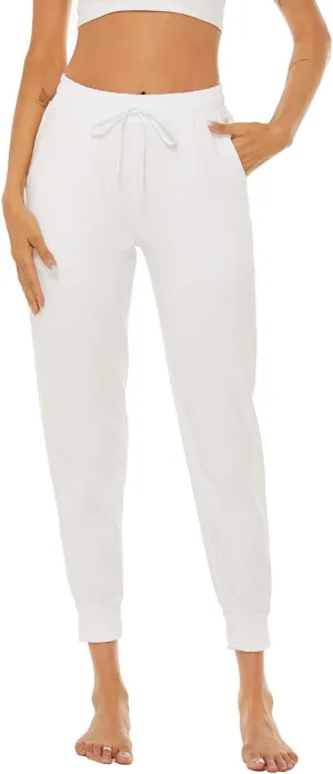 AvaCostume Women's Lightweight Cotton Sweatpants Yoga Joggers Lounge Casual Pants with Pockets