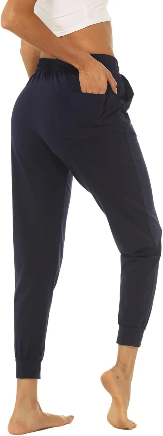 AvaCostume Women's Lightweight Cotton Sweatpants Yoga Joggers Lounge Casual Pants with Pockets