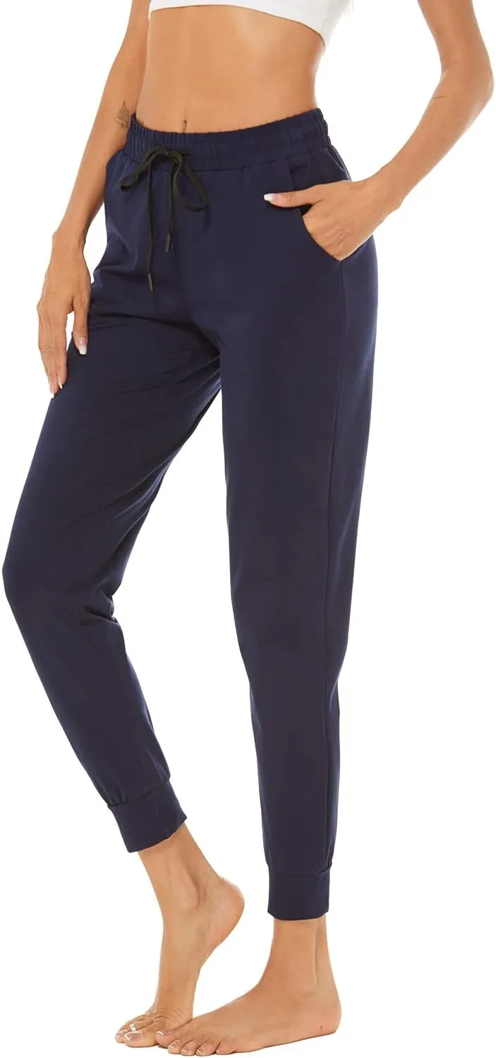 AvaCostume Women's Lightweight Cotton Sweatpants Yoga Joggers Lounge Casual Pants with Pockets