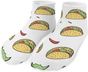Avocado Tacoes Peppers Unisex Low Cut Socks No Show Athletic Running Ankle Sock