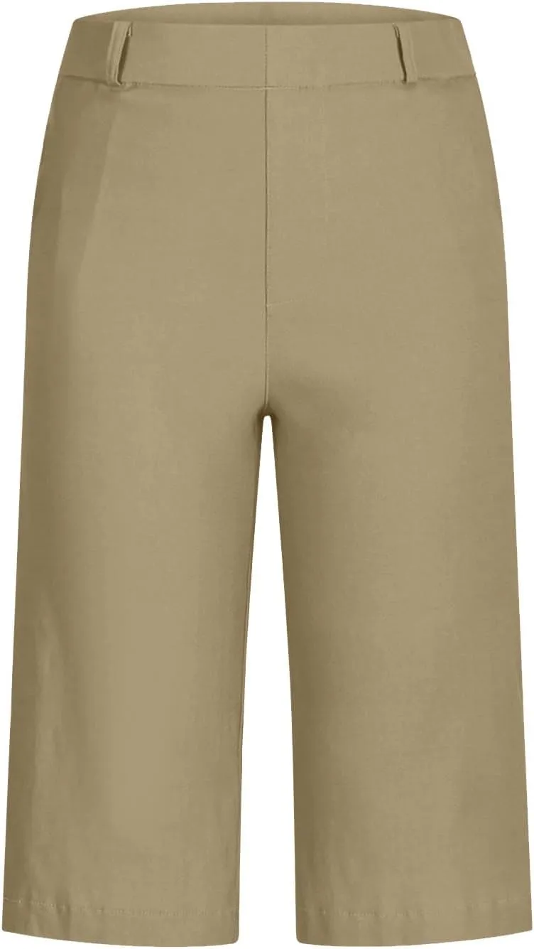 Bermuda Shorts for Women Trendy 2025 Casual Summer High Waisted Chino Shorts Straight Leg Hiking Vacation Outfits