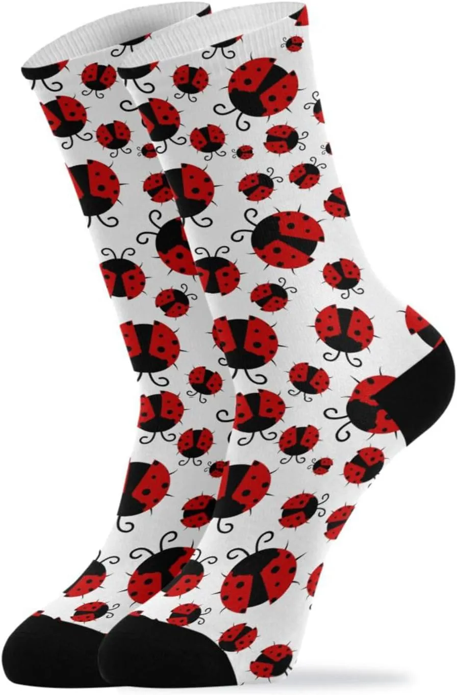BGXW Fun Crew Socks For Men Women Funny Novelty Crazy Crew Socks Casual Dress Socks