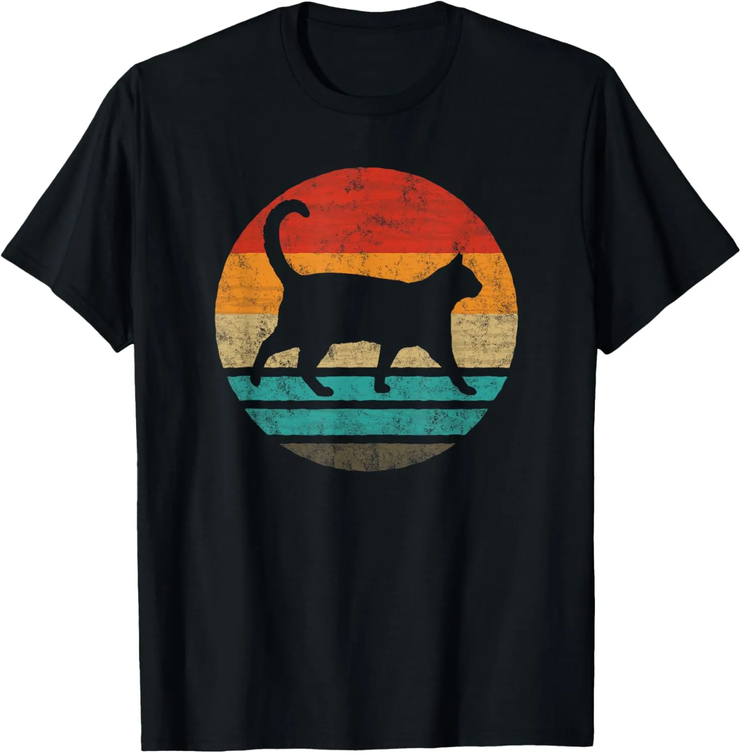 Cat Retro Style Vintage T-Shirt