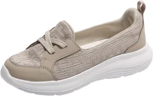 Cathalem Women's Orthopedic Shoes, 2024 New Orthopedic Women's Breathable Slip On Arch Support Non-Slip Shoes