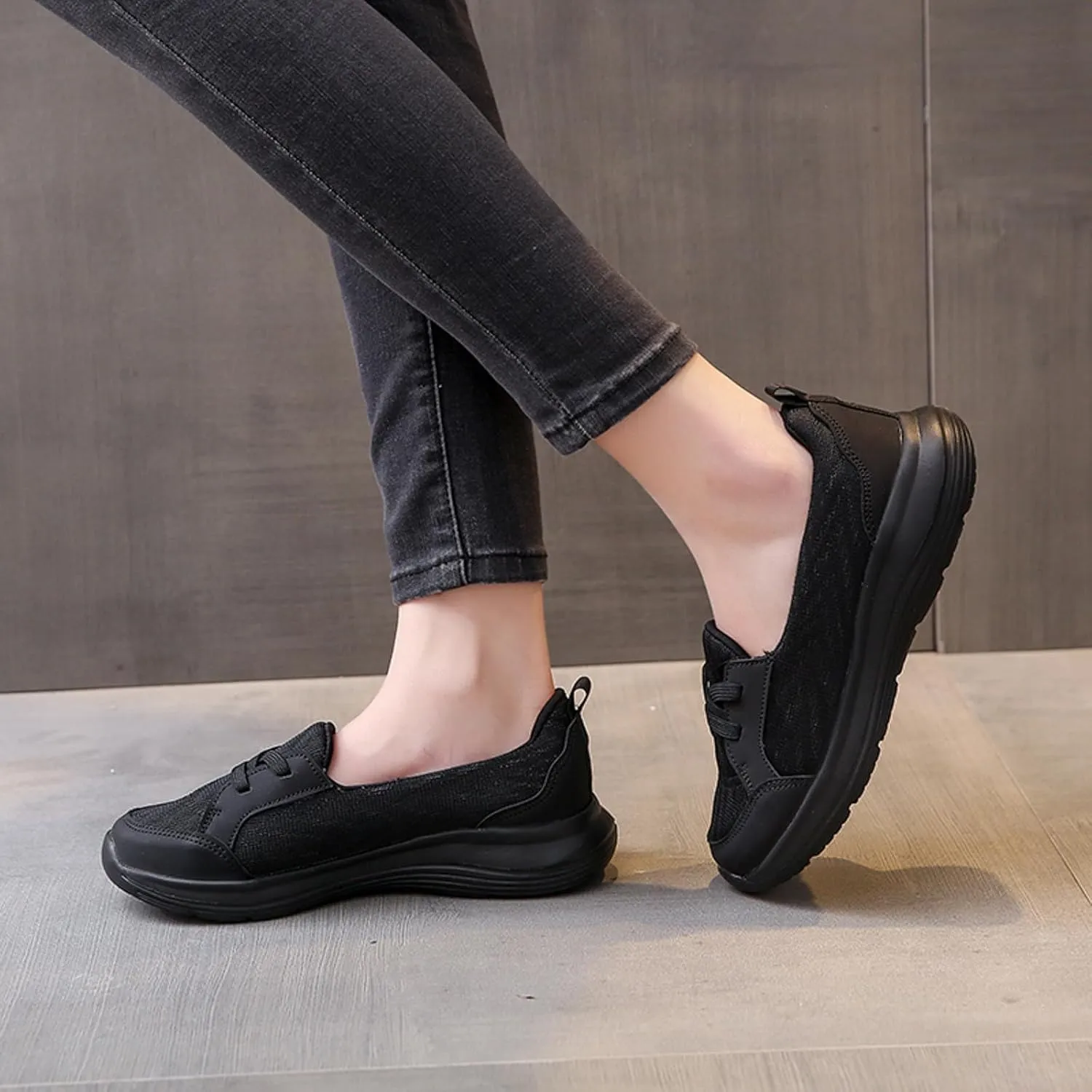 Cathalem Women's Orthopedic Shoes, 2024 New Orthopedic Women's Breathable Slip On Arch Support Non-Slip Shoes