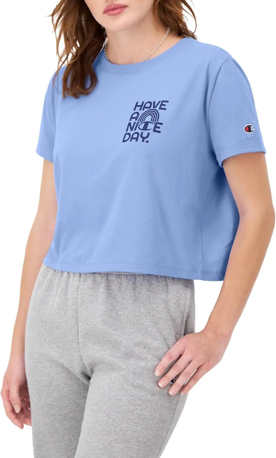 Champion Women'S Tshirt Tailgate Tshirt Comfortable Lightweight Graphic T-Shirt For Women