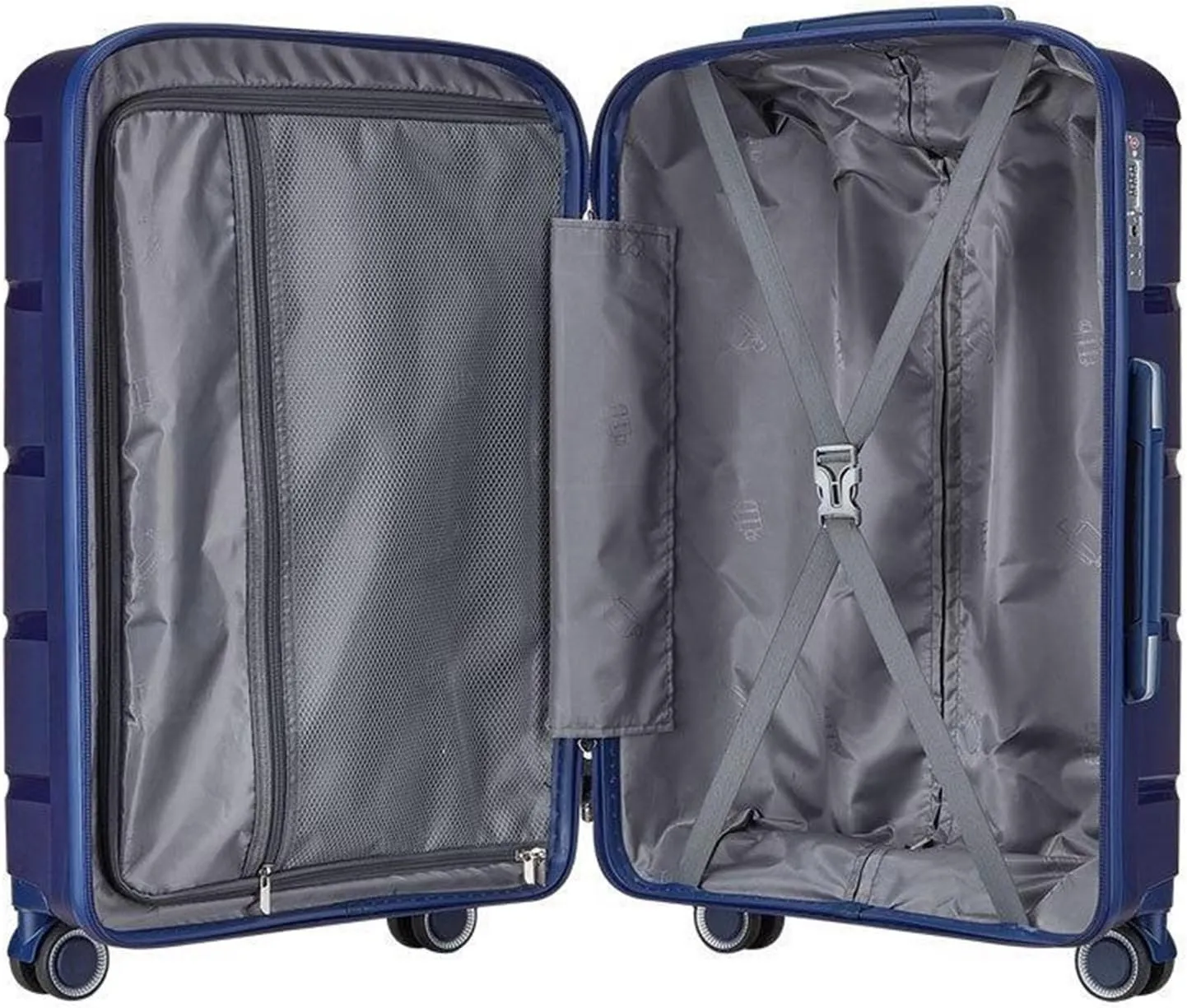 Checked Luggage Carry On Luggage 3 Piece Luggage Set,Hardshell Suitcase Set with Spinner Wheels,Lightweight Travel Luggage Luggage Suitcase (Color : A, Size : 20 24 28inch)