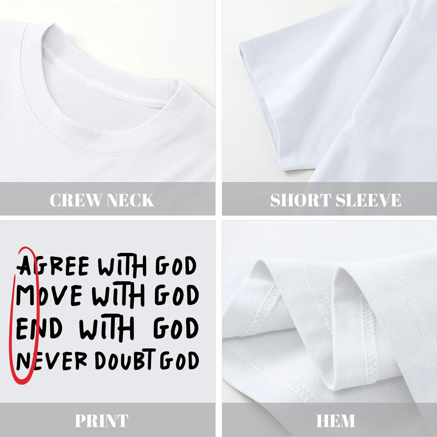 Christian Tshirts for Kids Boys God Jesus Shirt Inspirational Faith T Shirts Religious Bible Verse Graphic Tees Tops