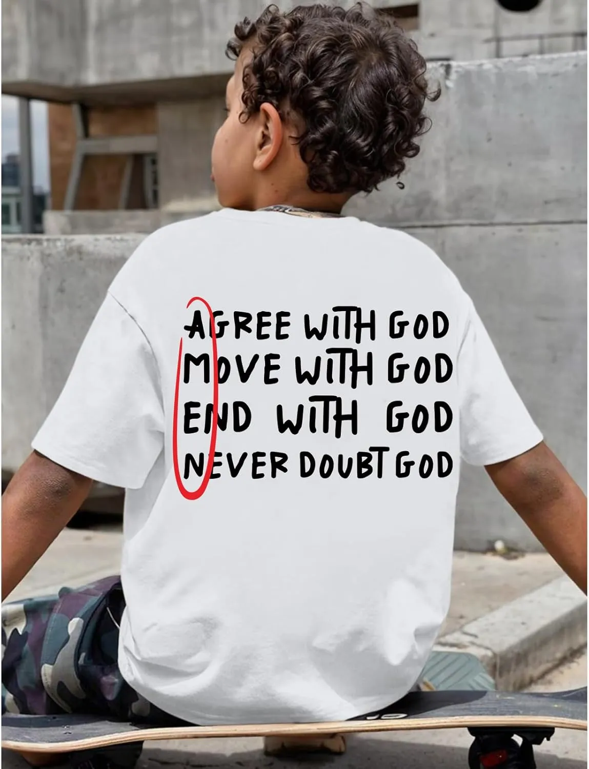 Christian Tshirts for Kids Boys God Jesus Shirt Inspirational Faith T Shirts Religious Bible Verse Graphic Tees Tops