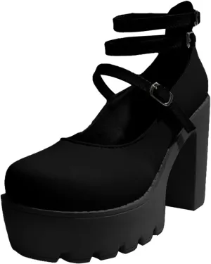 Chunky Platform Sandals For Women Casual Double Band Block Heel Wedge With Buckle Ankle Strap Shoes Wedge Wide Feet