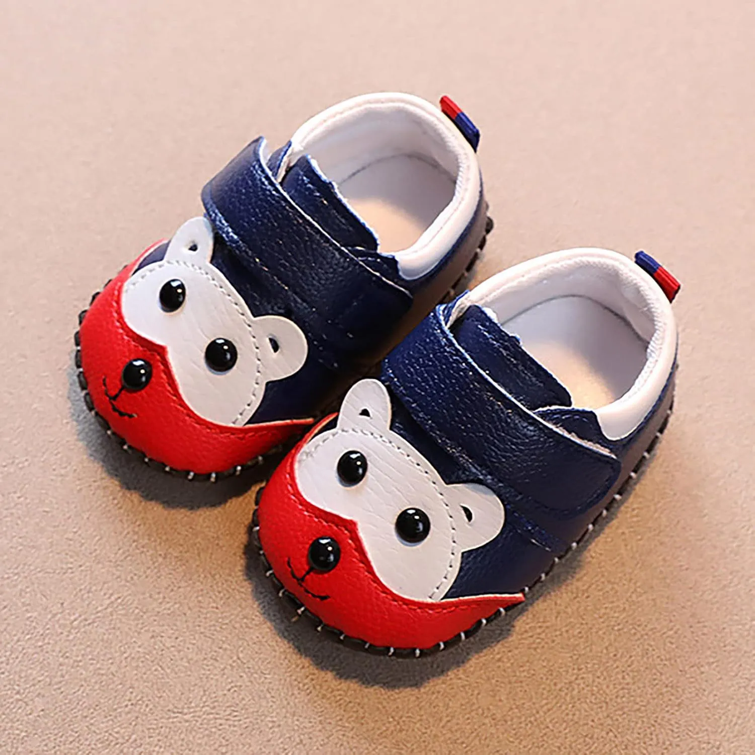 Cute 𝐂artoon Prewalkers Shoes for Infant Baby Boys Girls Soft Sole Leather Non Slip Comfortable Sports Baby Water