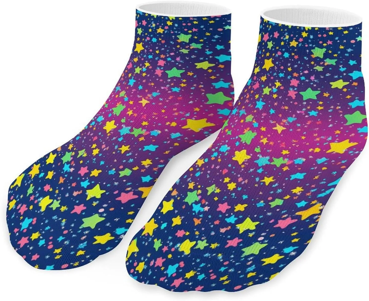 Dark Night Stars Unisex Low Cut Socks No Show Athletic Running Ankle Sock