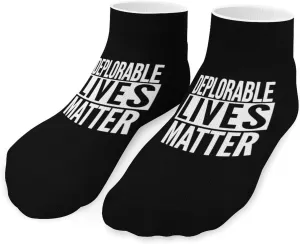 Deplorable Lives Matter Unisex Low Cut Socks No Show Athletic Running Ankle Sock