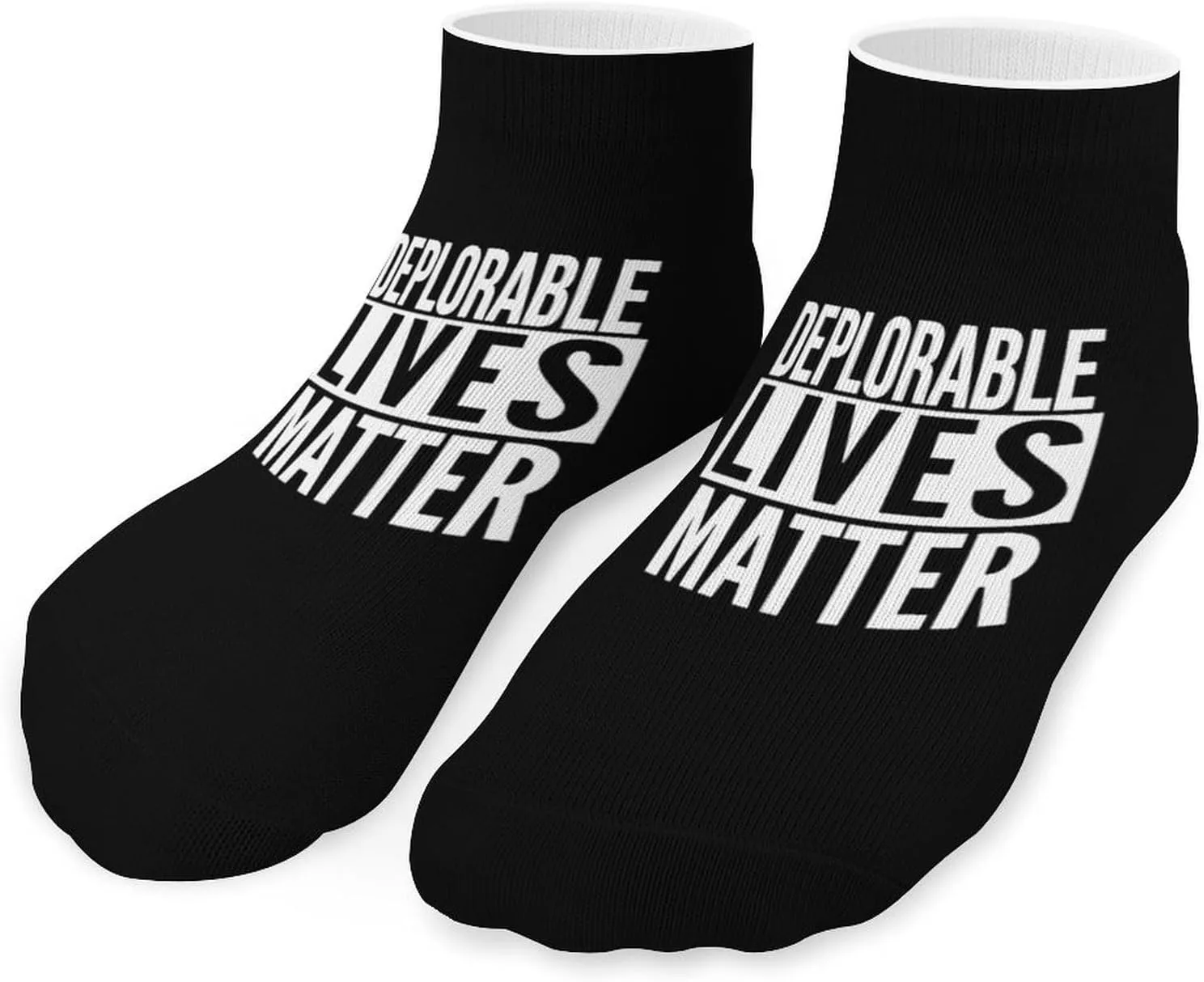 Deplorable Lives Matter Unisex Low Cut Socks No Show Athletic Running Ankle Sock