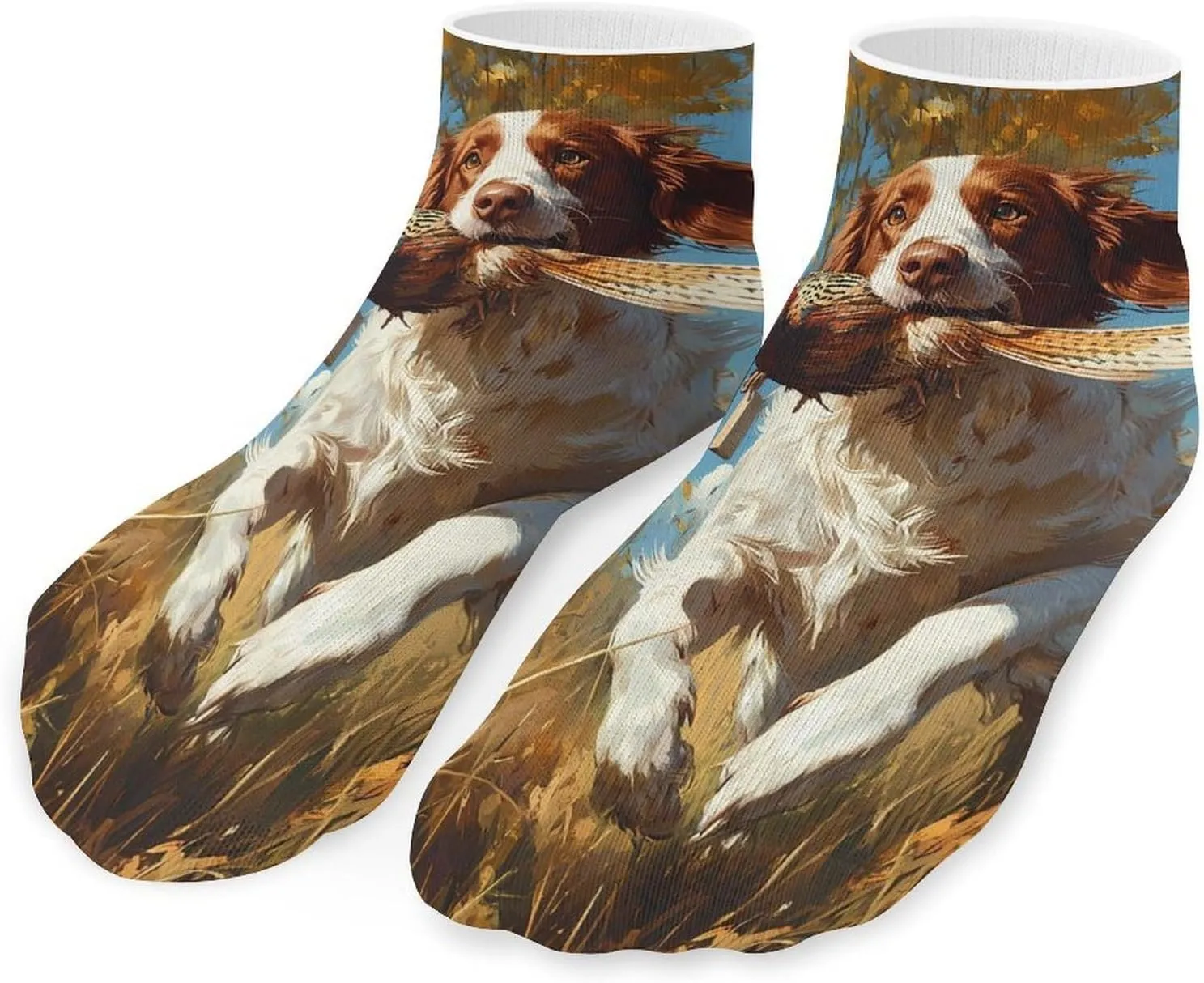 Dog Duck Hunting Unisex Ankle Socks Low Cut Funny Print Athletic No Show Stocking