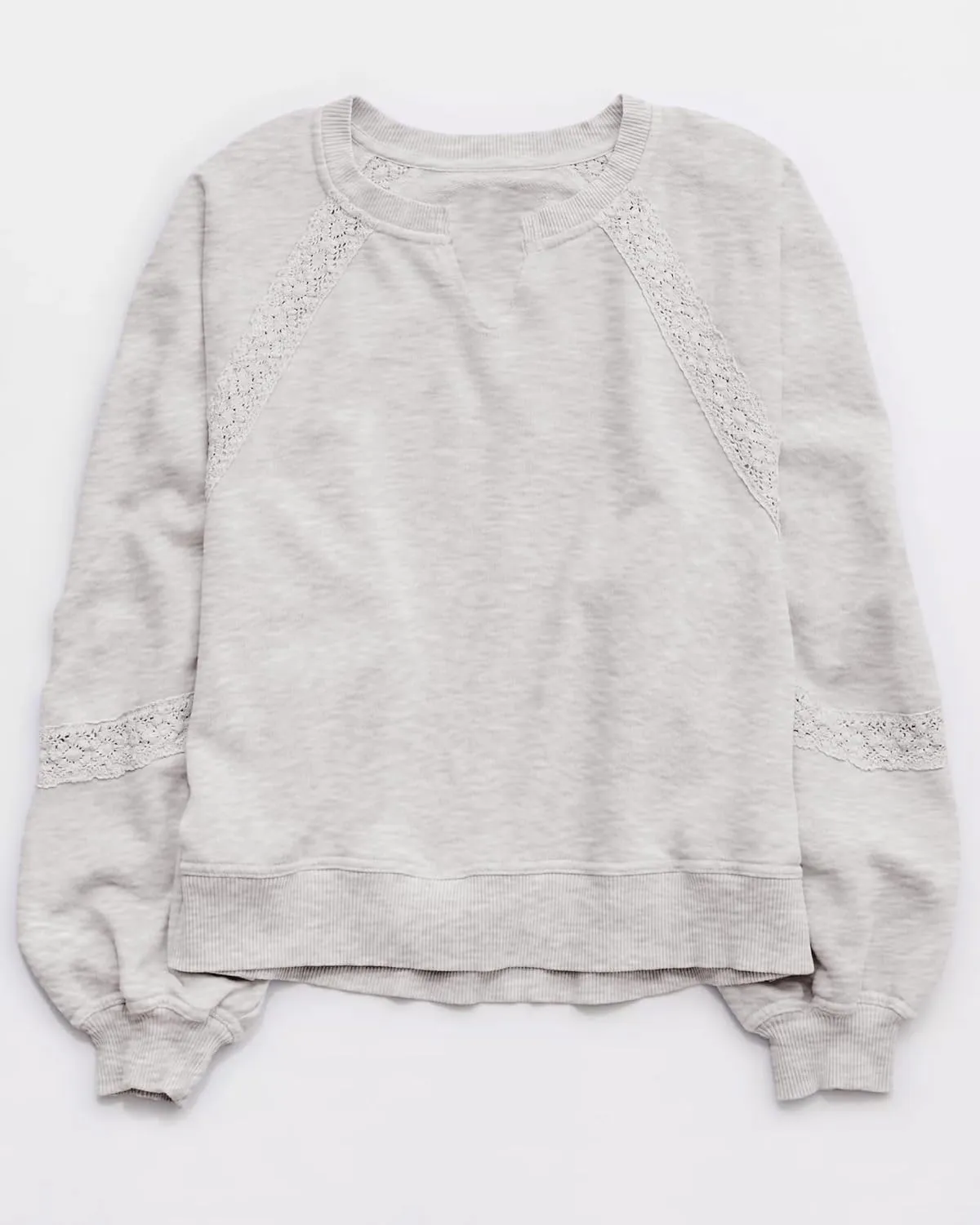 Gacaky Sweatshirt for Women Oversized Fleece Embroidered Crochet Hoodies Cropped Pullover Tops Comfy Fall Outfits Clothes
