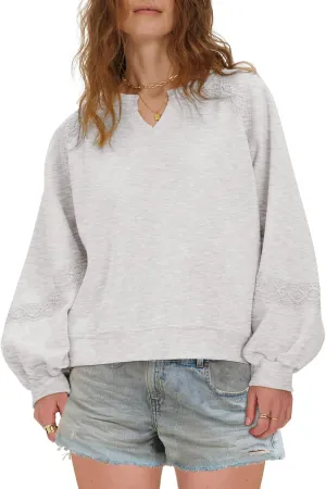 Gacaky Sweatshirt for Women Oversized Fleece Embroidered Crochet Hoodies Cropped Pullover Tops Comfy Fall Outfits Clothes