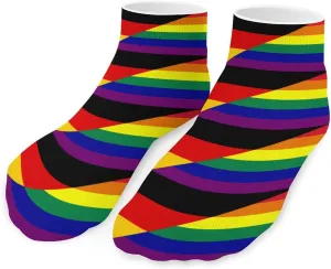 Germany Gay Flag Unisex Ankle Socks Low Cut Funny Print Athletic No Show Stocking