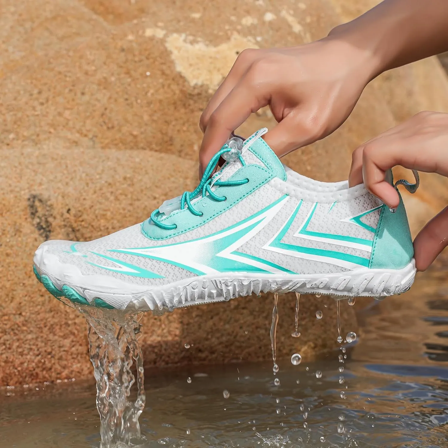 Grounded Footwear Barefoot Shoes for Women&Men Breathable Quick Dry Shoe Athletic Hiking Water Shoes Healthy & Non-Slip Barefoot Sneaker Casual Workout Running Sneaker (Unisex)