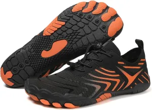 Hike Barefoot Shoes for Women Men, Non Slip Healthy Grounded Footwear, Breathable Trail Running Shoes, Minimalist Wide Toe Box Zero Drop Cross Trainer Sneakers, Unisex Outdoor Footwear