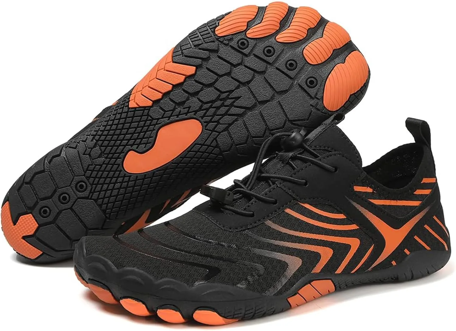 Hike Barefoot Shoes for Women Men, Non Slip Healthy Grounded Footwear, Breathable Trail Running Shoes, Minimalist Wide Toe Box Zero Drop Cross Trainer Sneakers, Unisex Outdoor Footwear