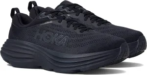 HOKA ONE ONE Women's Walking Shoe Trainers, 6.5 US (Black Monochrome, US Footwear Size System, Adult, Women, Numeric, Medium, 8)