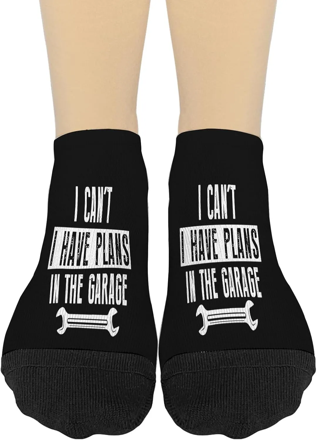 I Can't I Have Plans In The Garage- Crew Socks Dress Women Socks No Show Athletic Sock FashionableSocks