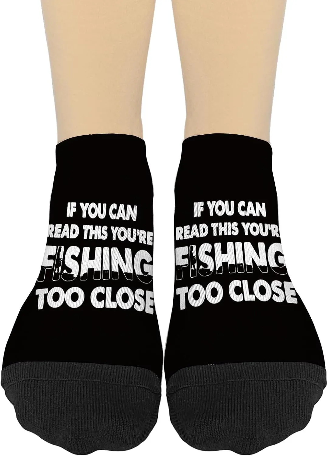 if You Can Reads This You're Fishing Too Closes No Show Socks Men Invisible Sock for Women