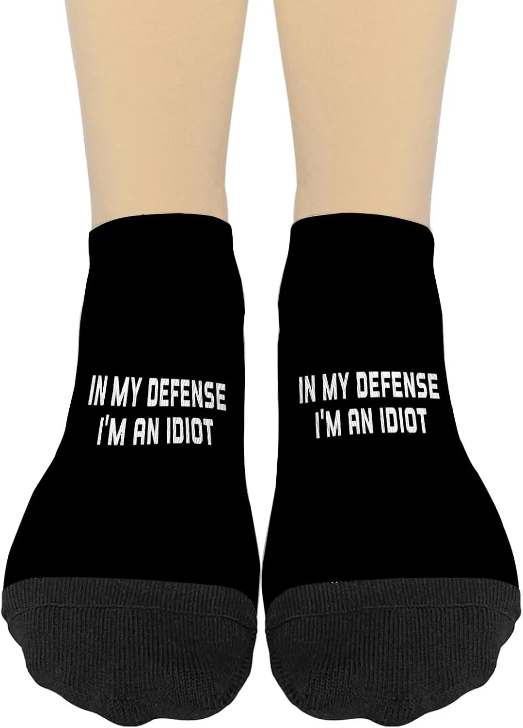 In My Defenses I'm An Idiot Ankle Socks Women Athletic Sock For Women No Show Sock KawaiiSocks