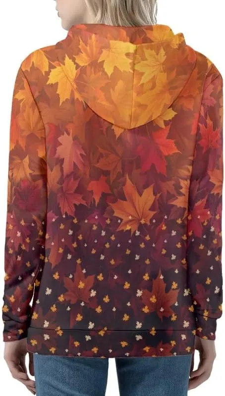 Irisjudy Women's Hoodies Traditional Tribal Art Zipper Jacket Oversized Sweatshirts, Lightweight Zip-up Hoodie with Pocket