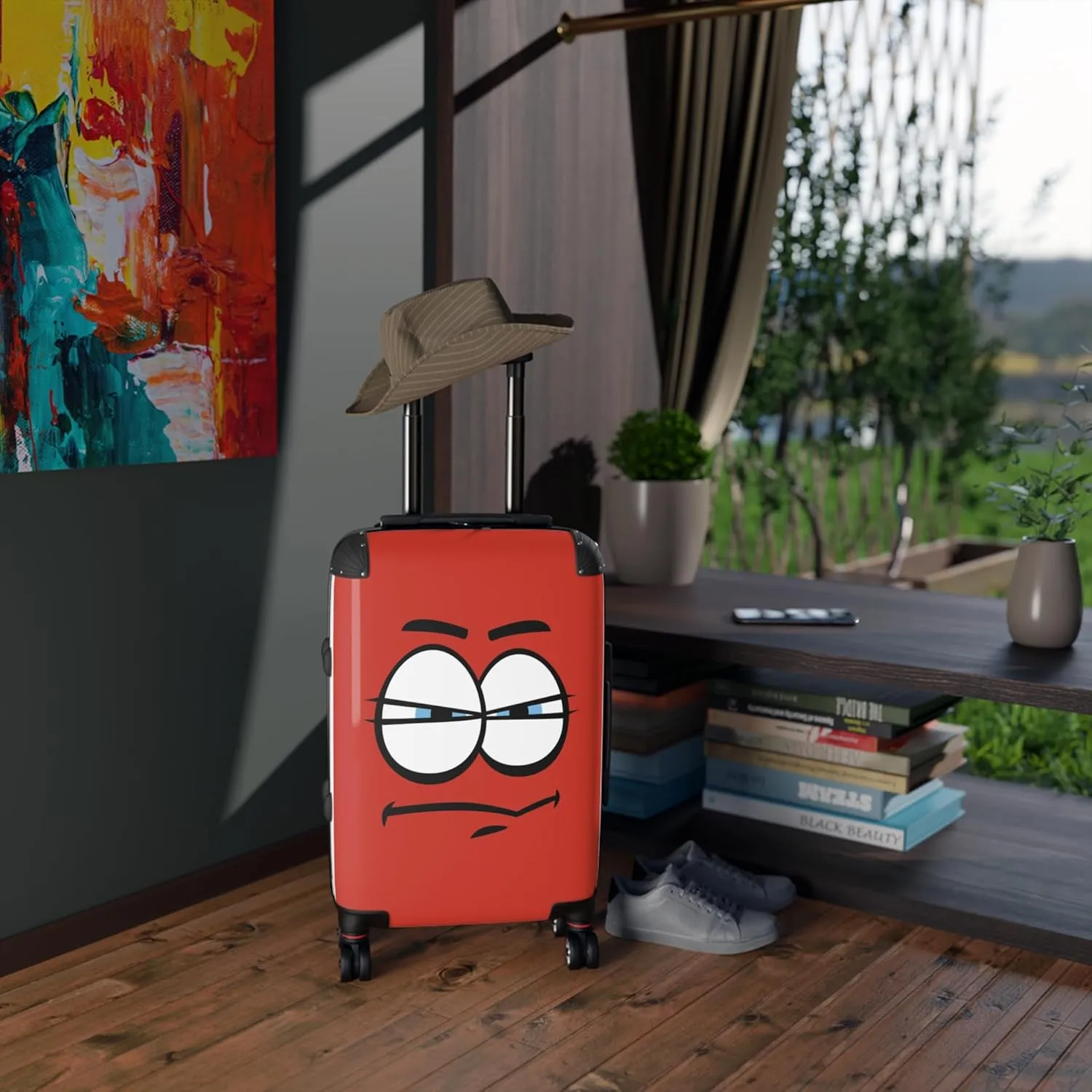 June in Color Yes. I'm Annoyed!  Sleek, Durable & Hassle-Free Carry-On Luggage with 360 Wheels & Secure Lock