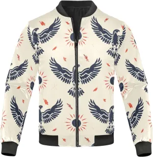 linqin Western Boho in Retro Style Rain Jacket Men Waterproof Lightweight Waterproof Windbreaker for Men