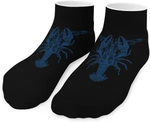 Lobster Athletic Low Cut Ankle Socks Lightweight No-Show Short Socks for Unisex