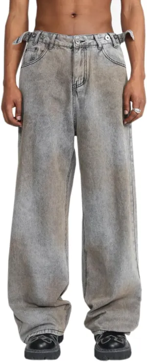 Men Casual Stretch Relaxed Fit Jeans Comfortable Straight Fit Slim Fit Washed Jeans