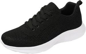 Men Mesh Sneaker Orthopedic Casual Sneaker with Arch Support Breathable Lightweight Walking Shoes Comfortable Wide Width Running Shoes