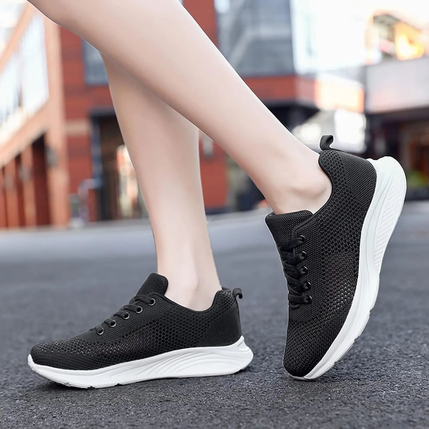 Men Mesh Sneaker Orthopedic Casual Sneaker with Arch Support Breathable Lightweight Walking Shoes Comfortable Wide Width Running Shoes