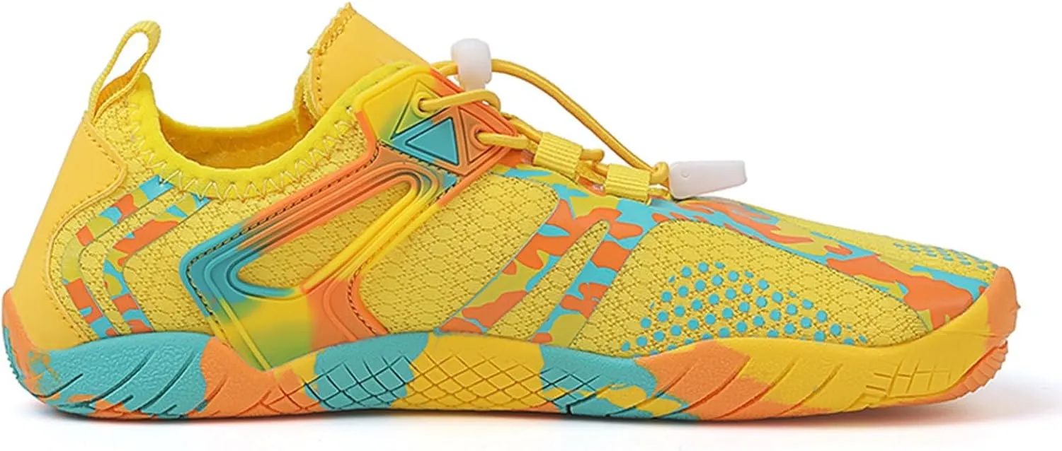 Men Women Barefoot Hiking Shoes Non Slip Quick-Dry Water Sock Shoe Wading Diving Sand Volleyball Barefoot Shoe Beach Accessories Breathable Summer Indoor Fitness Footwear