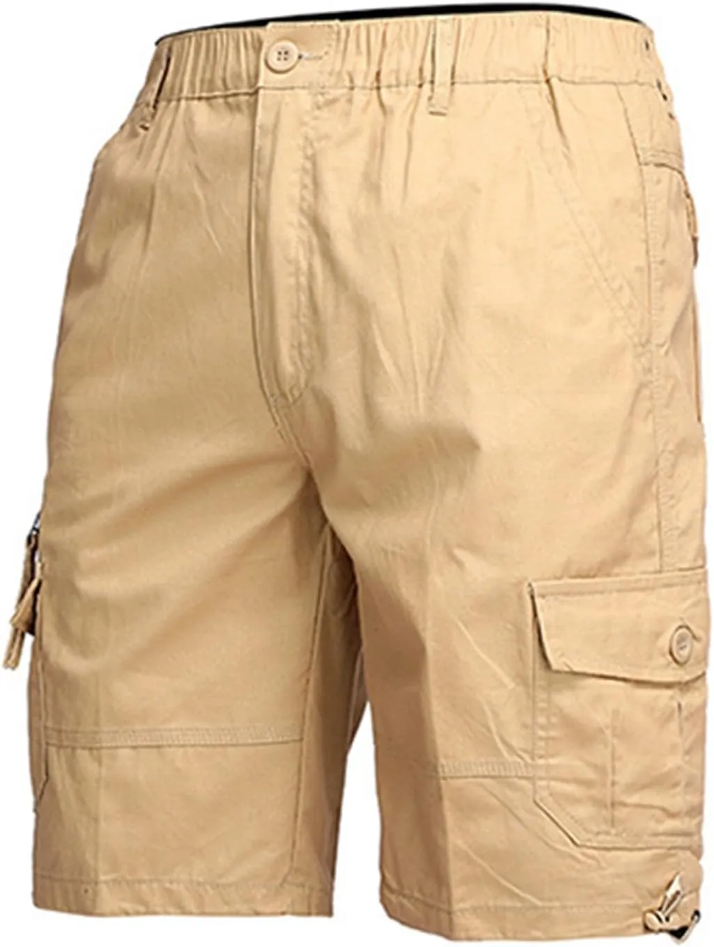 Men's Fishing Cargo Shorts Loose Fit Retro Style Joggers for Summer Outdoor