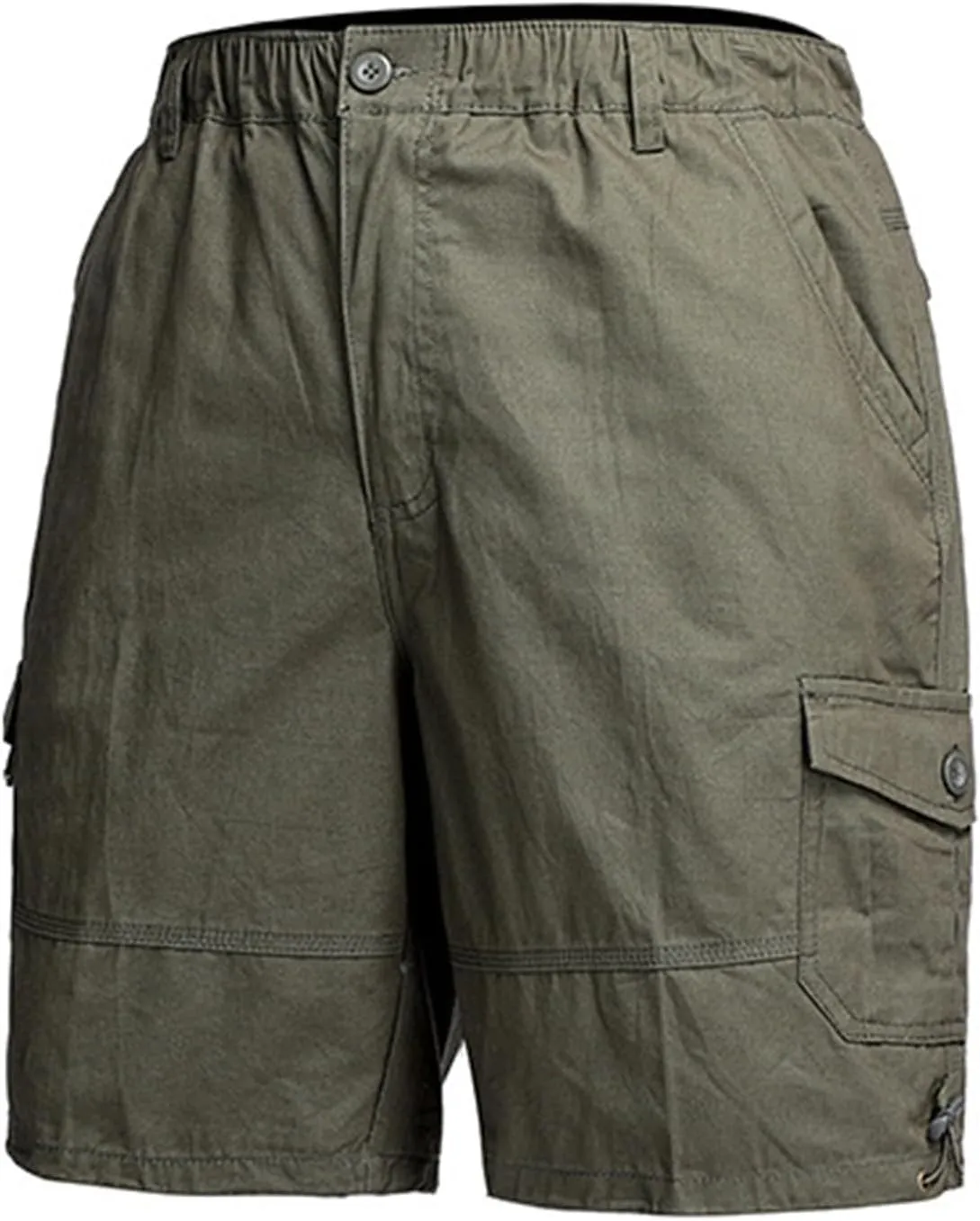 Men's Fishing Cargo Shorts Loose Fit Retro Style Joggers for Summer Outdoor